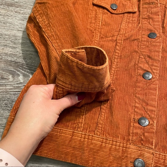 Old Navy Rust Corduroy Jacket - Picture 8 of 9
